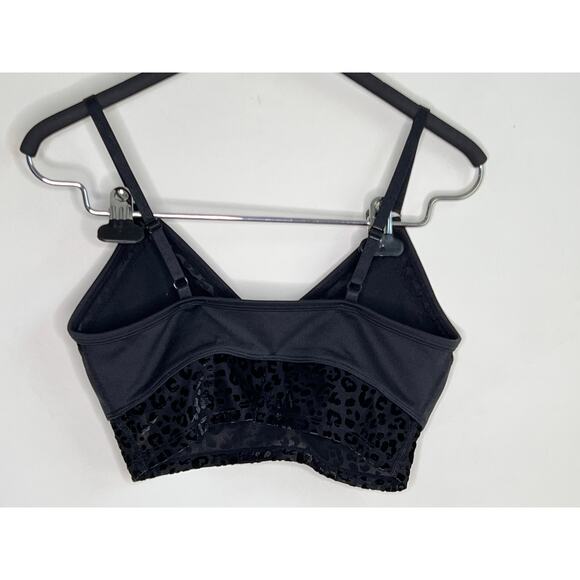 Good American Burnout Leopard Illusion Bra & Corset Mesh Leggings Set Size 2/M - Picture 14 of 14
